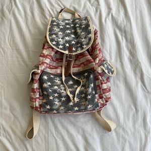 American Flag Backpack